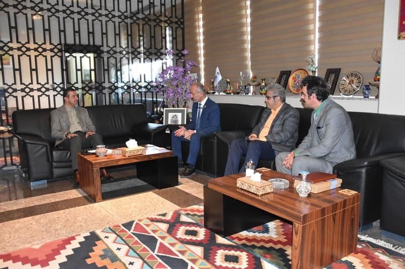 سەردانی بەڕێوەبەرانی کۆمپانیای اطلس الاصيل و ویراپاژ بۆ پارێزگاری سلێمانی