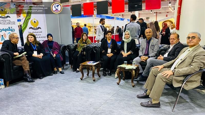 Visiting suly expo team to Erbil international book fair