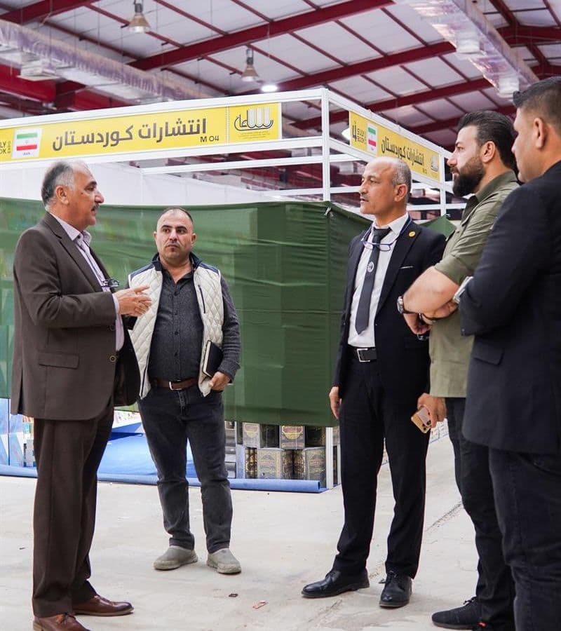 Mr. Yassin Rahim , visited the preparations for the fourth Suly Book Expo.