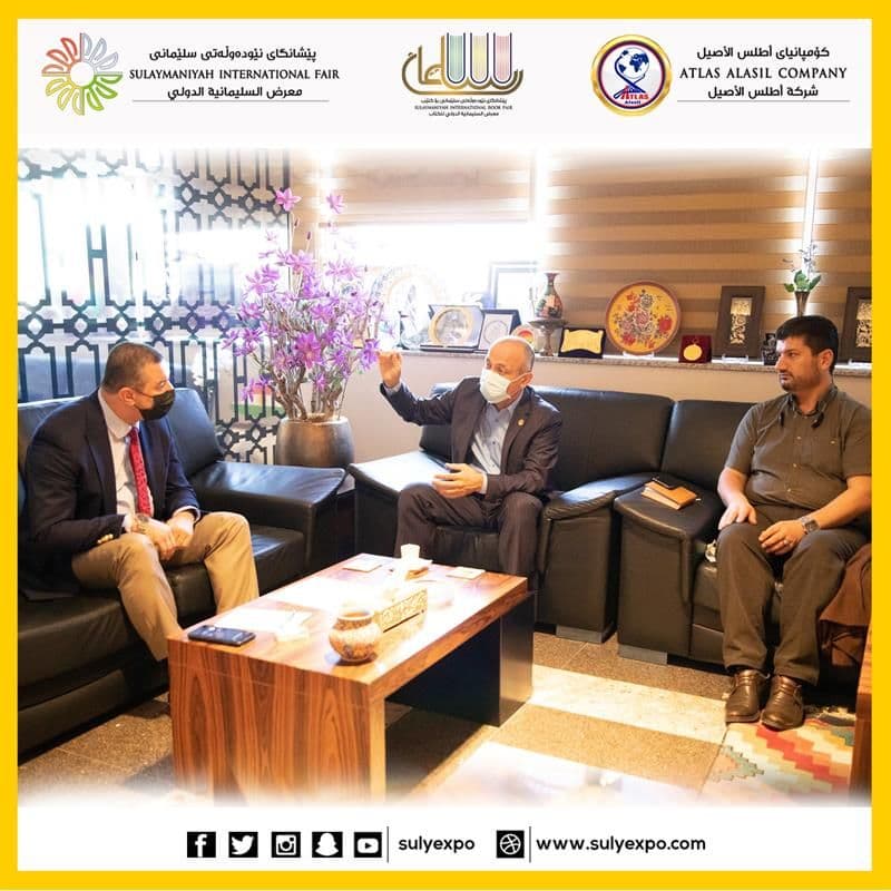 visiting the governor of Sulaymaniyah