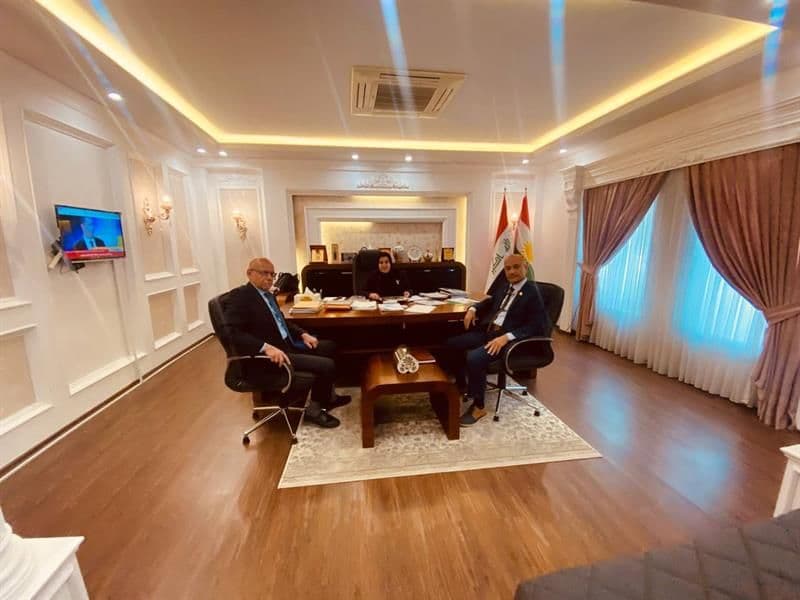 سەردانیکردنی وەزيری کشتوکاڵ وسەرچاوەکانی ئاو