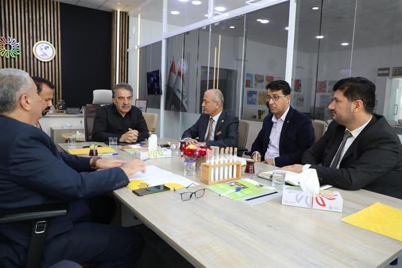 Today, Mr. Hama HamaSaeed visited the Sulaymaniyah International Fair