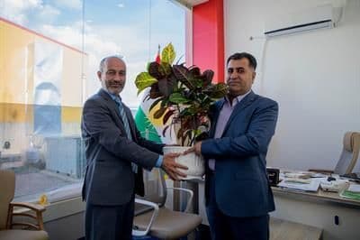 پێشوازی لەوەفدی کۆمپانیای (موبین ئاتەشپا)