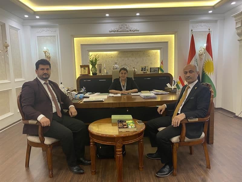 سەردانیکردنی وەزارەتی کشتوکاڵ و سەرچاوەکانی ئاو