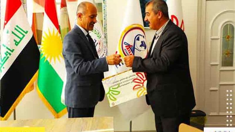 بەڕێز (بەڕێوەبەری بەشی پۆلیسی کۆمەڵگەیی سلێمانی) سەردانی سێیەمین خولی پێشانگای نێودەوڵەتی سلێمانی بۆ کتێب کرد
