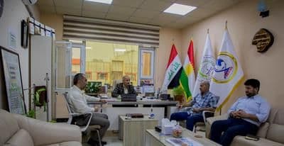 Welcoming the vice president of the former president of Iraq