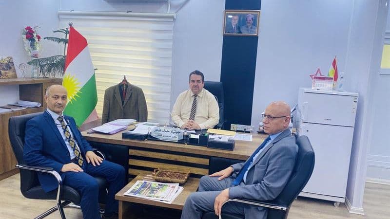 سەردانیکردنی بەڕێوەبەرایەتیە گشتییەکانی کشتوکاڵی سلێمانی