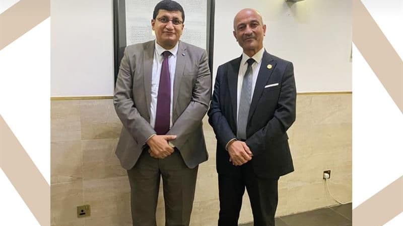 سەردانی تیمی پێشانگای نێودەوڵەتی سلێمانی بۆ کونسولخانەی میسر.