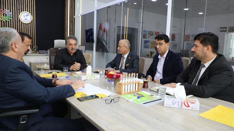 Today, Mr. Hama HamaSaeed visited the Sulaymaniyah International Fair