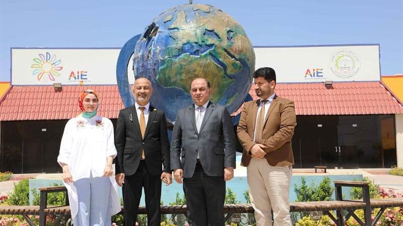 سەرۆکی کۆمەڵەی پیشەوەران و خاوەنکارانی تورکی عێراقی سەردانی پێشانگای نێودەوڵەتی سلێمانی کرد