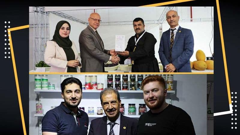 Presentation of plaques of appreciation to Suly Agro-food 's participants