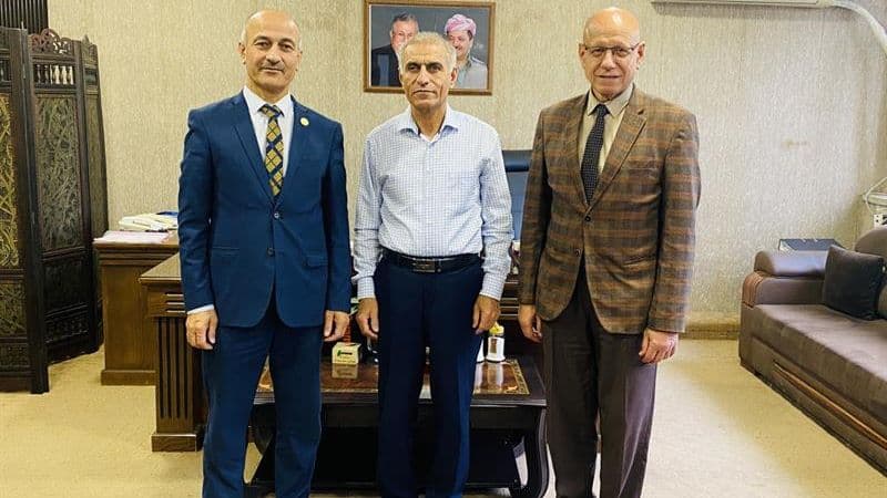 سەردانیکردنی بەڕێوەبەرایەتی گشتی پیشەسازی لە سلێمانی